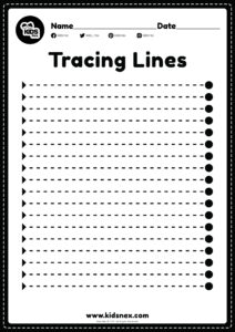 Tracing Lines - Free Printable